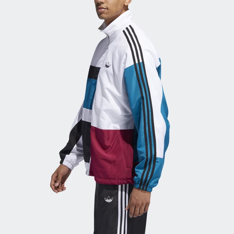 Мужские куртка adidas ASYMM (белый) — фото 5