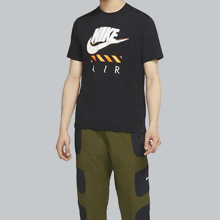 Мужская футболка Nike (черная) — фото 4