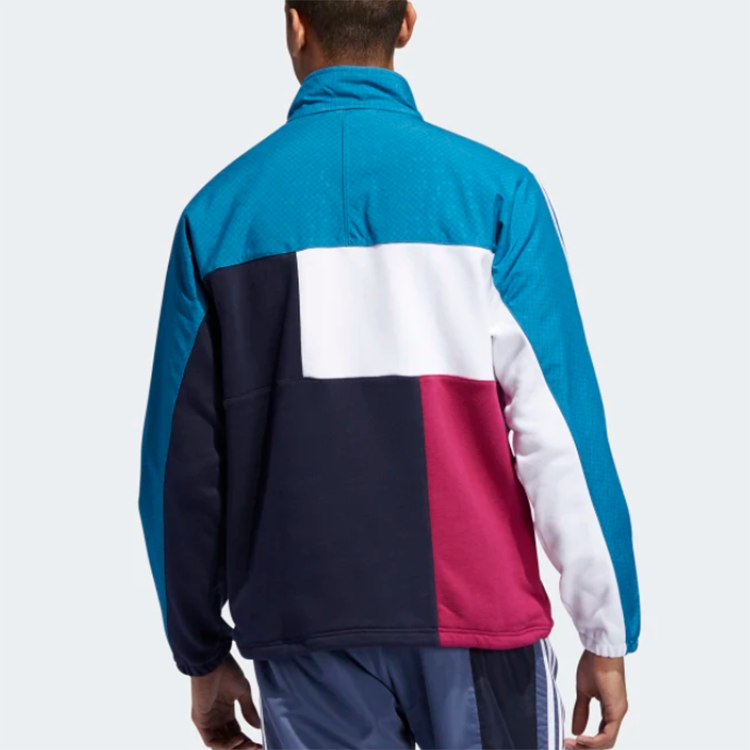 Мужская куртка adidas originals Asymm Full Zip (синий) — фото 4