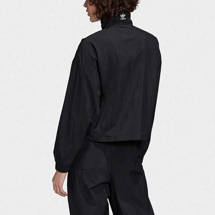 Куртка adidas originals Large Logo Track Jacket (черная) — фото 3