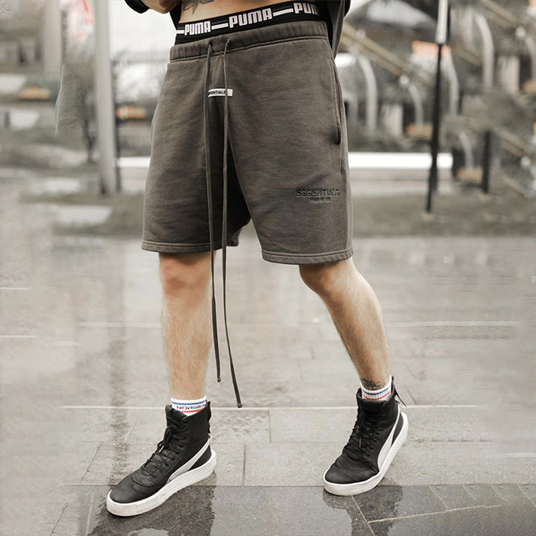 Унисекс шорты Fear of God Essentials SS20 Shorts (черные) — фото 2