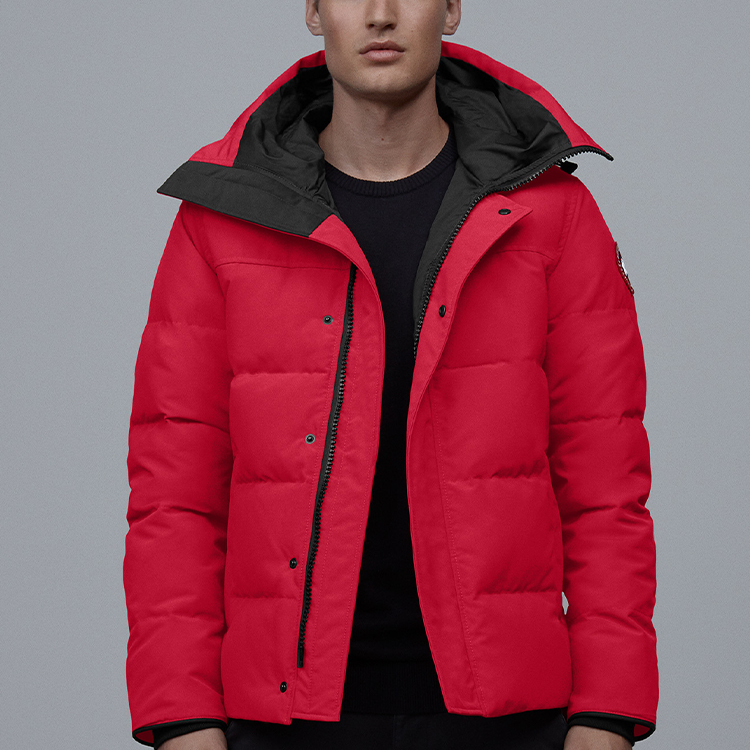 Мужская куртка Canada Goose MacMillan (красная) — фото 5