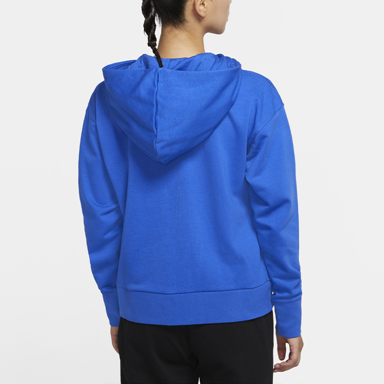 Женская кофта Nike Standard Issue на молнии (/ синяя) — фото 4