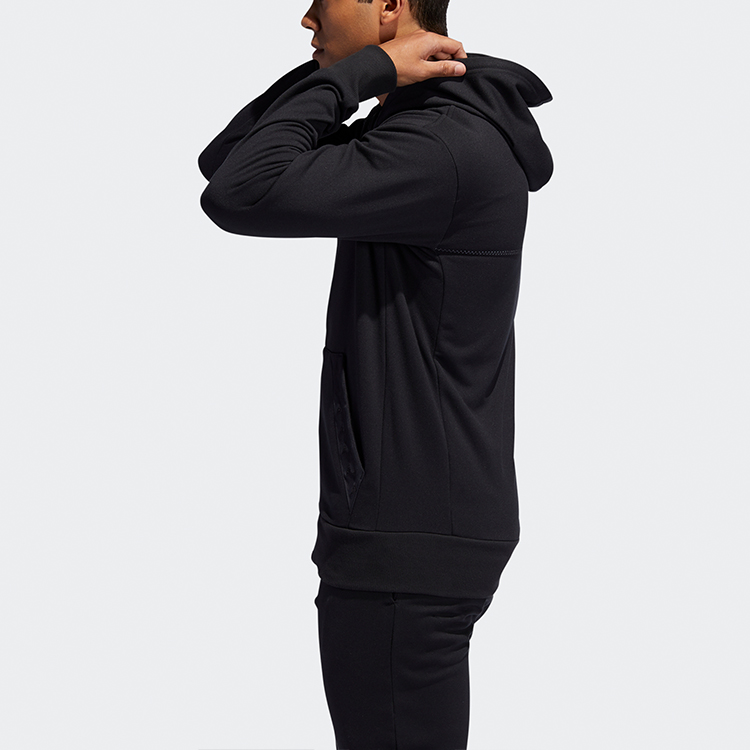 Мужская куртка adidas Rose Wntr Hood (черная) — фото 4