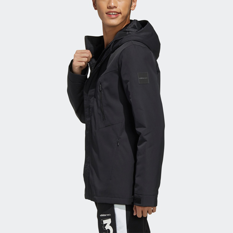 Мужская куртка adidas neo M Cs Ftmpd Jkt (черная) — фото 5