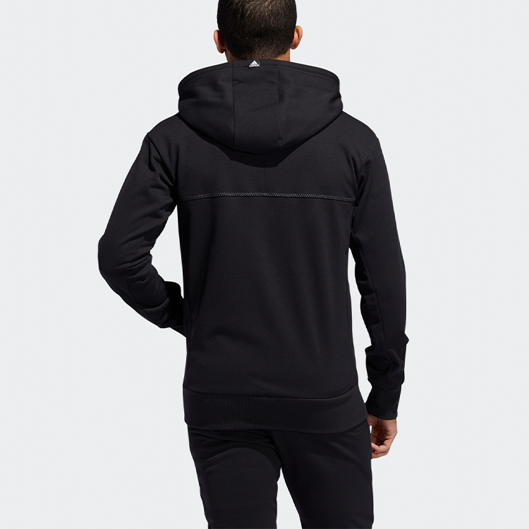 Мужская куртка adidas Rose Wntr Hood (черная) — фото 6