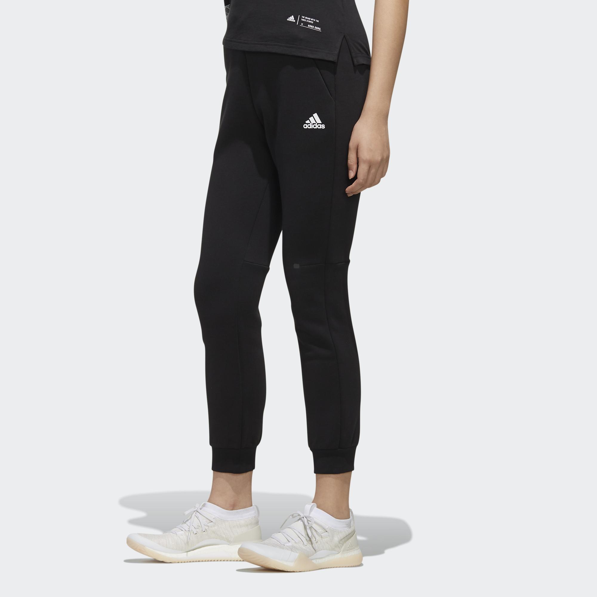 Женские штаны adidas Logo (черные) — фото 5