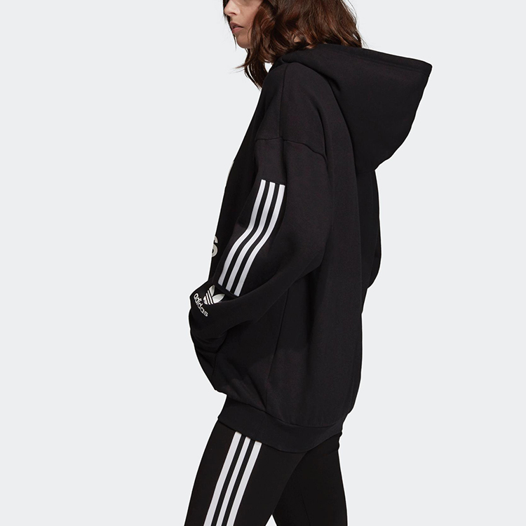 Женское худи adidas originals (черное) — фото 6