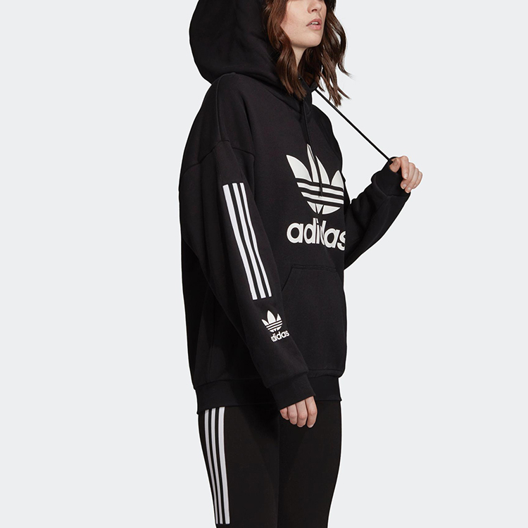 Женское худи adidas originals (черное) — фото 4