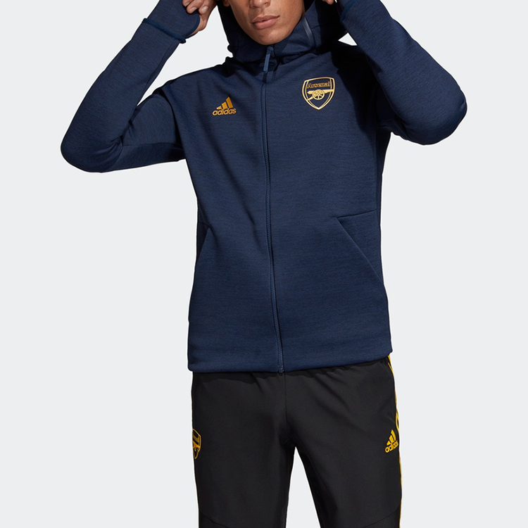 Мужская куртка adidas AFC ZNE HD 3.0 (темно-синяя) — фото 3