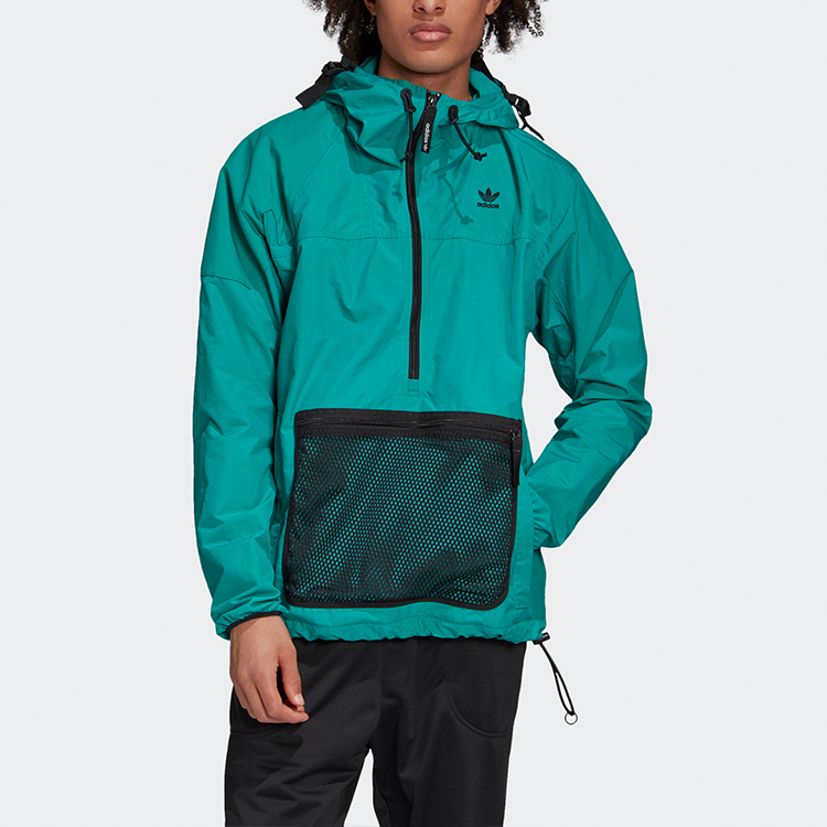 Мужская куртка adidas originals (зеленая) — фото 3