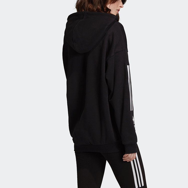 Женское худи adidas originals (черное) — фото 3