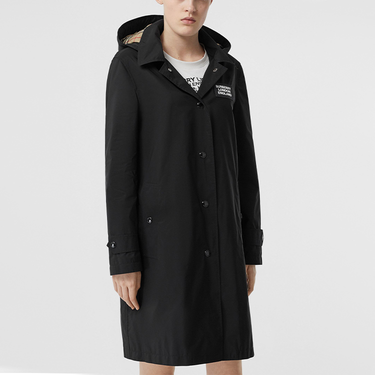 Женская куртка Burberry (черная) — фото 6