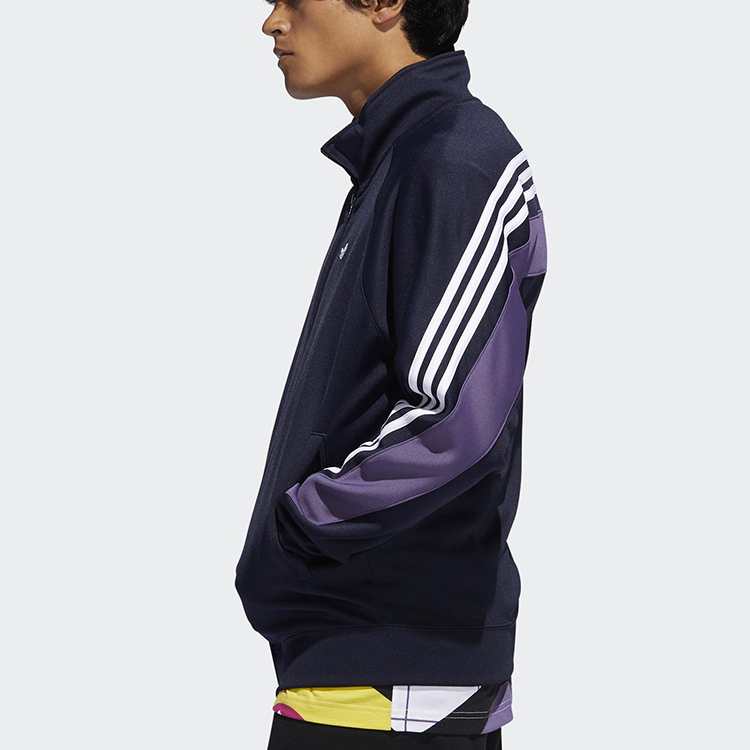 Мужская куртка adidas Originals Track Jacket (темно-синяя) — фото 6