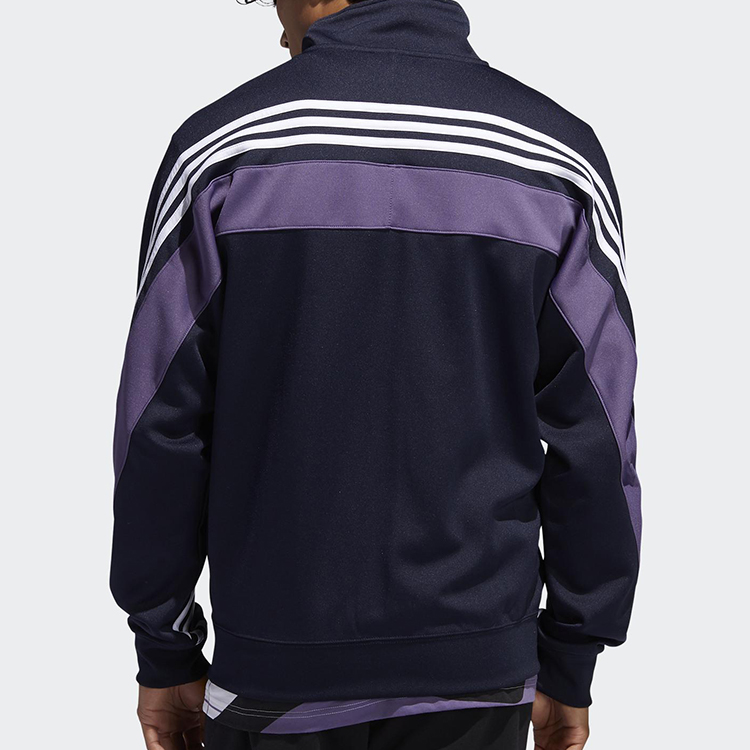 Мужская куртка adidas Originals Track Jacket (темно-синяя) — фото 4