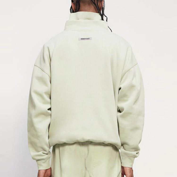Худи Fear of God Essentials FW20 Sage Mock Neck Sweatshirt — фото 4