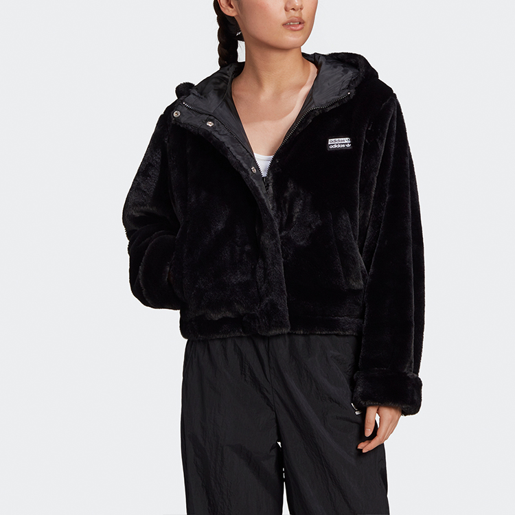Женская куртка adidas originals (черная) — фото 3