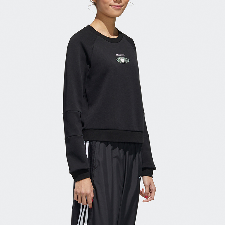 Женское худи adidas neo (черное) — фото 3