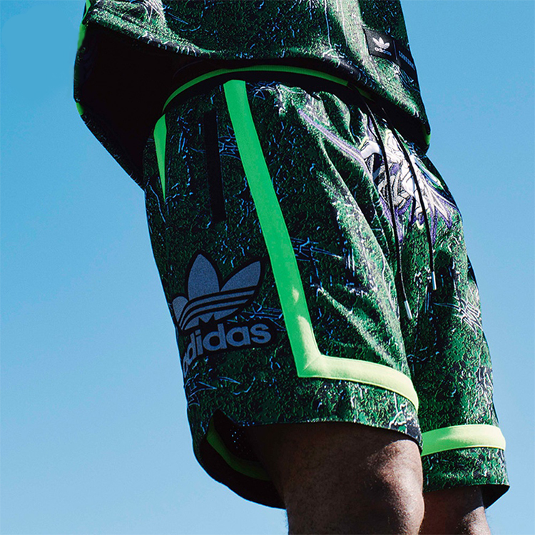 Мужские штаны adidas originals x SANKUANZ (черные) — фото 5