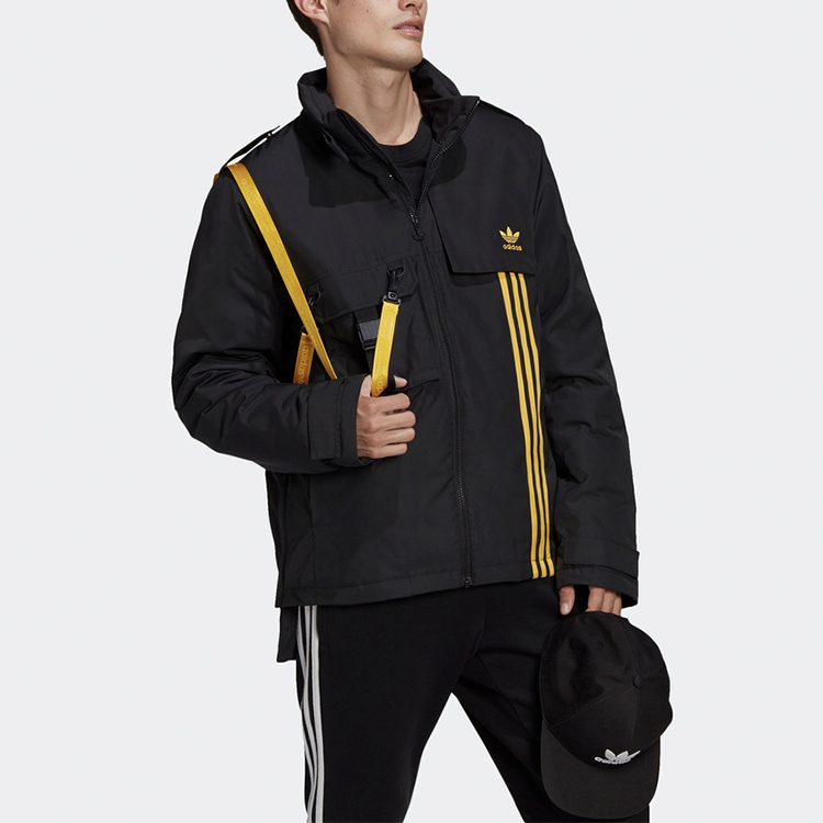 Мужская куртка adidas originals Utility DWN JKT (черный) — фото 3