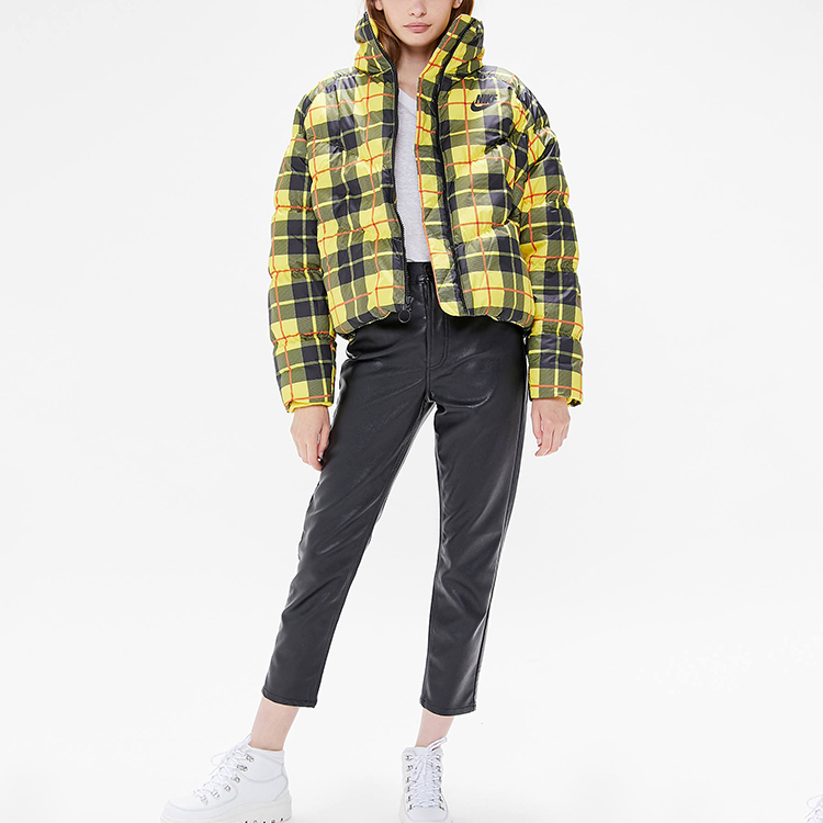 Женская куртка Nike Sportswear (желтая) — фото 4