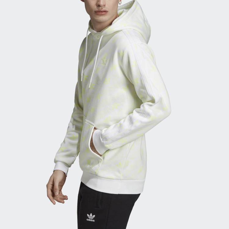 Мужское худи adidas originals Mono Hoodle (белое) — фото 6