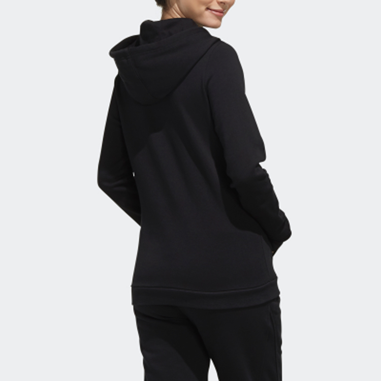 Женское худи adidas neo W CE HDY (черное) — фото 4