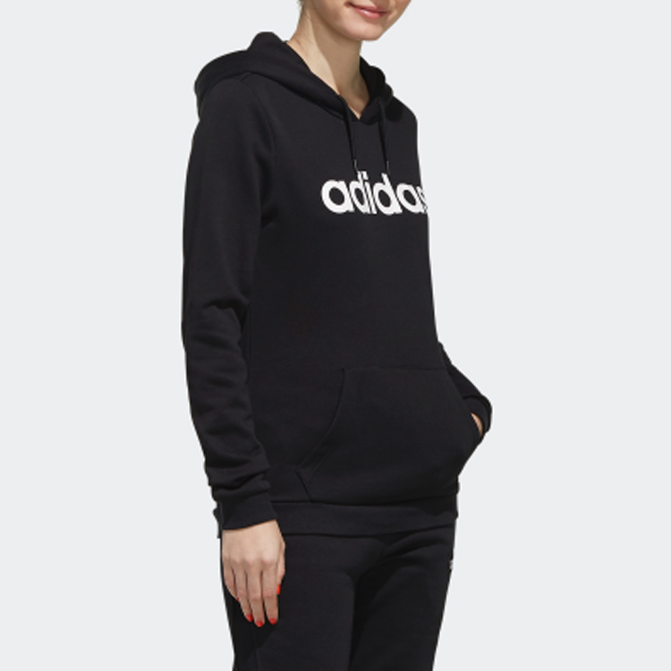 Женское худи adidas neo W CE HDY (черное) — фото 6