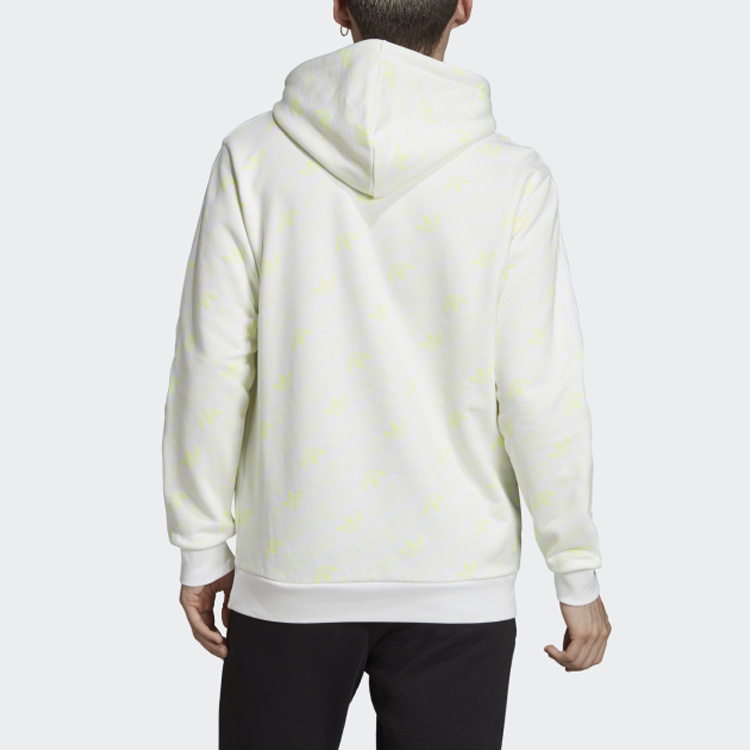 Мужское худи adidas originals Mono Hoodle (белое) — фото 4