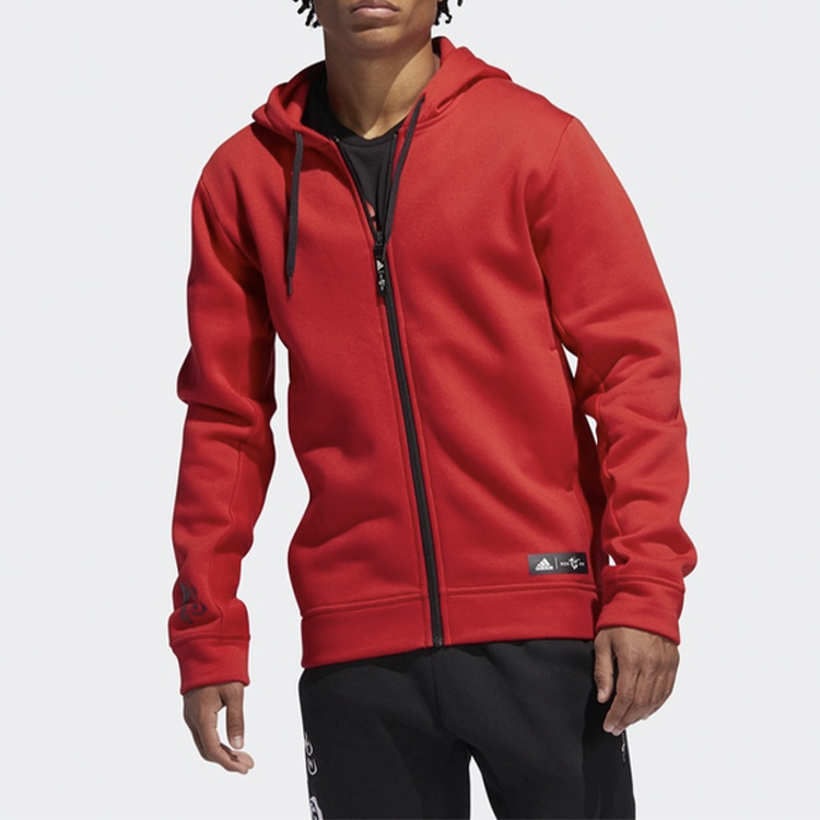 Мужская куртка adidas Rose FZ (красная) — фото 3