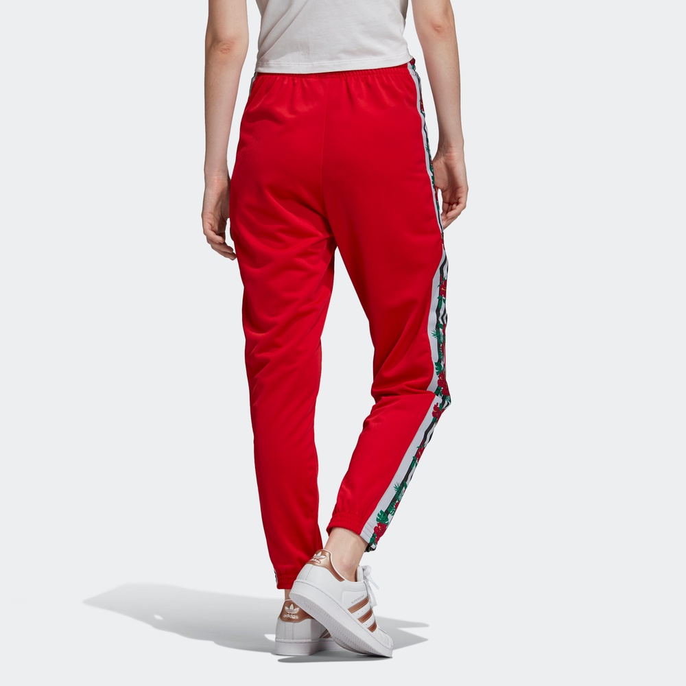 Женские штаны adidas originals Track (алые) — фото 6