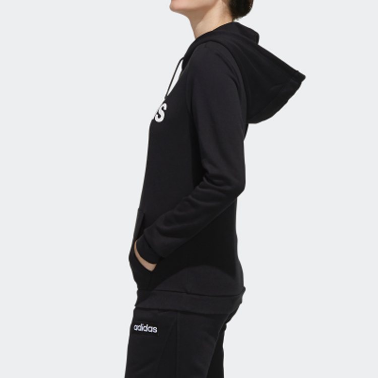 Женское худи adidas neo W CE HDY (черное) — фото 5