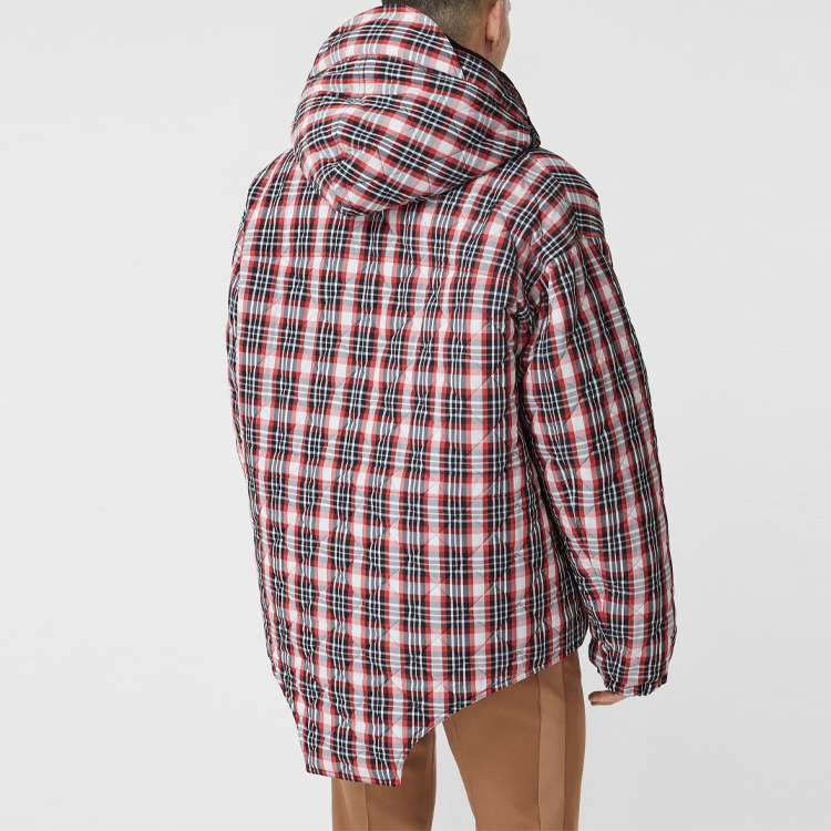 Мужская куртка Burberry (красная) — фото 4