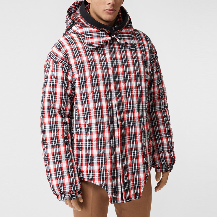 Мужская куртка Burberry (красная) — фото 3
