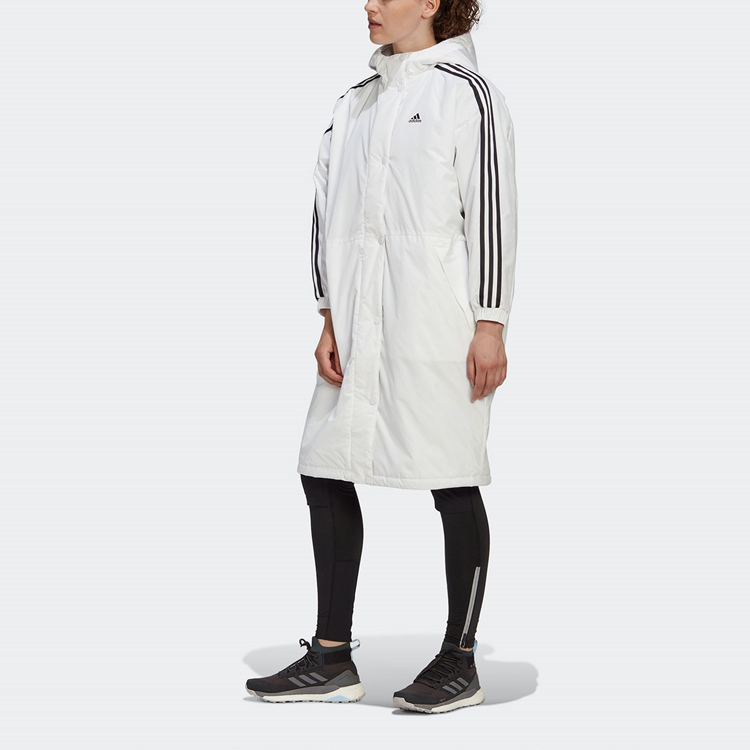 Женская куртка adidas W Insulated Coa (белая) — фото 3