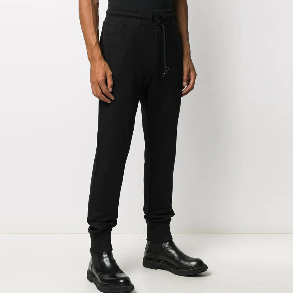 Мужские штаны Versace Jeans Couture Drawstring (черные) — фото 4