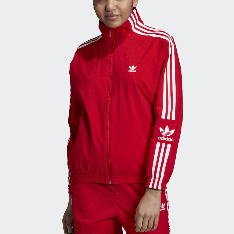 Женская куртка adidas Lock Up Tt (красная) — фото 3