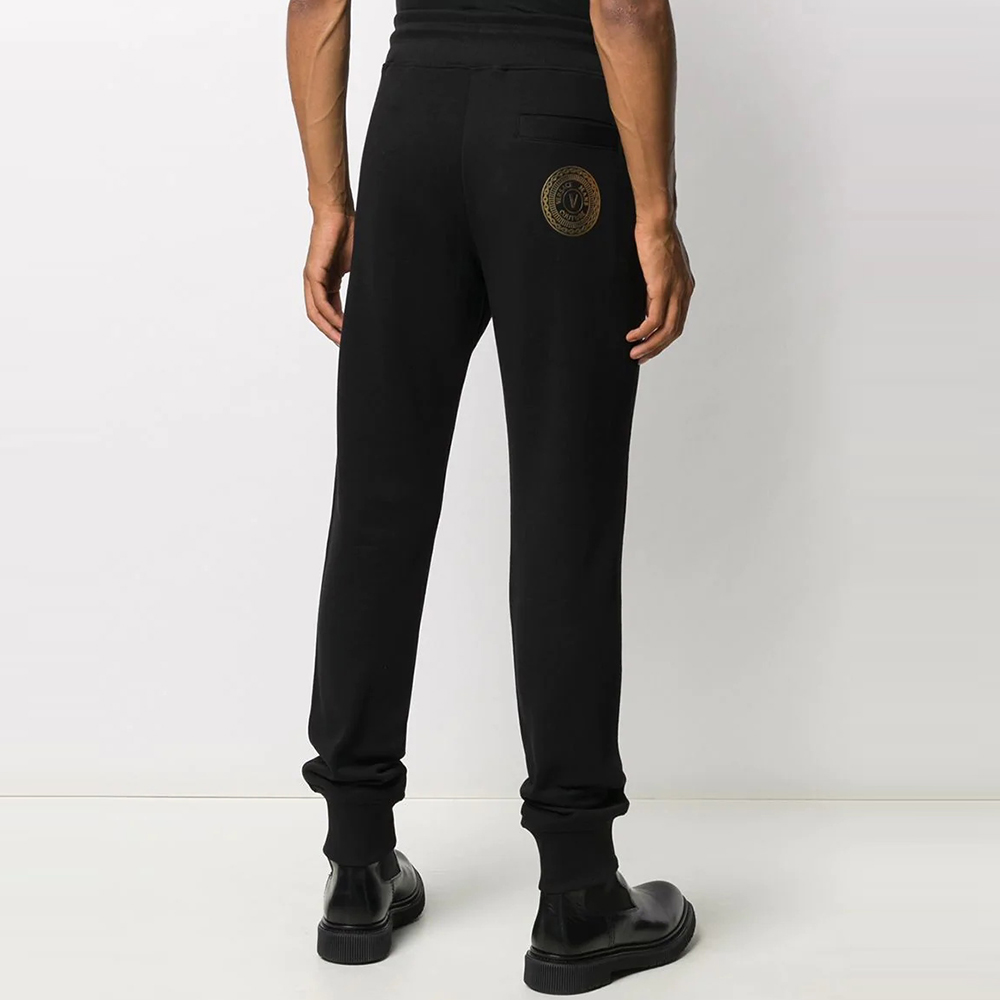 Мужские штаны Versace Jeans Couture Drawstring (черные) — фото 5