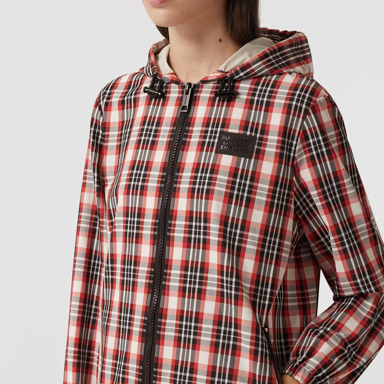 Женская куртка Burberry (красный) — фото 4