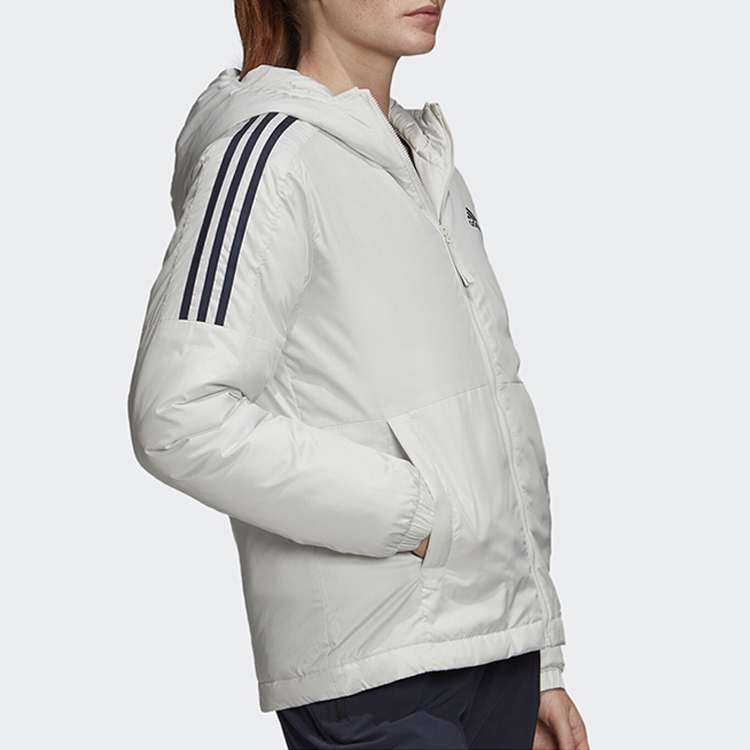 Женская куртка adidas (белая) — фото 4