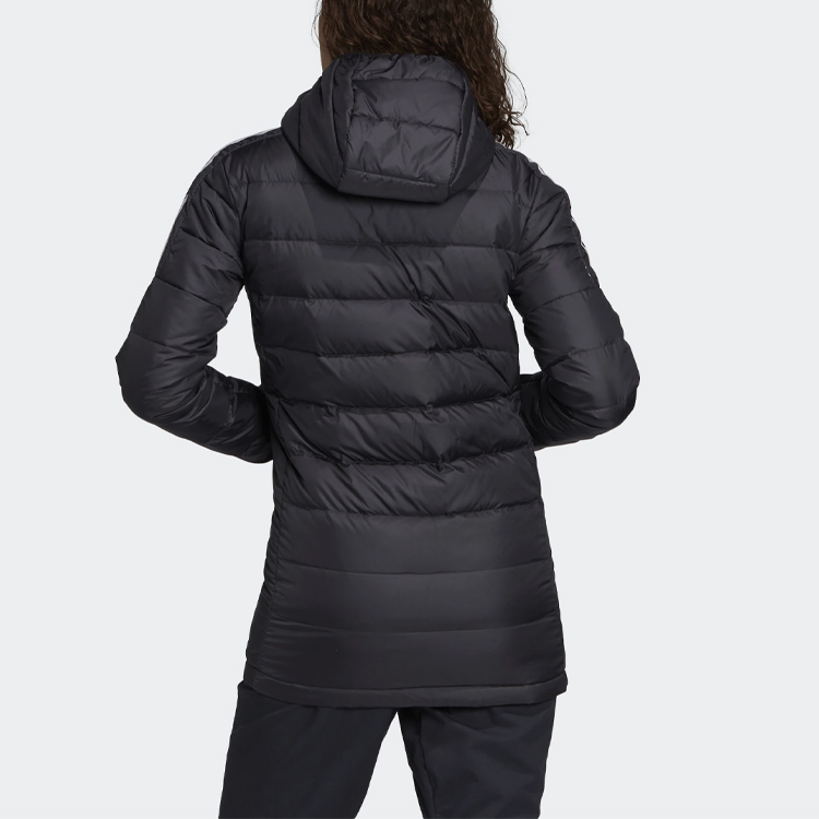 Женский пуховик adidas Outdoor Long Down Jacket (черный) — фото 4