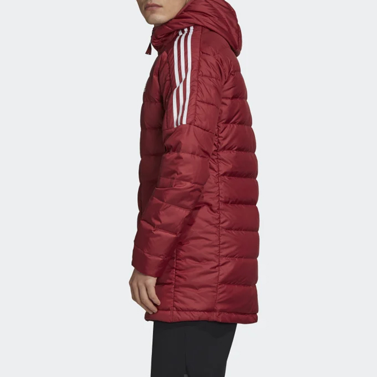 Мужская куртка adidas Сеганая (красная) — фото 6