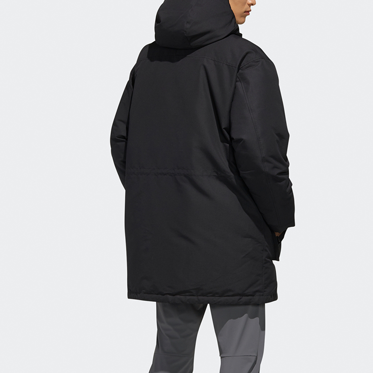 Мужская куртка adidas Xplr Dwn (черная) — фото 5