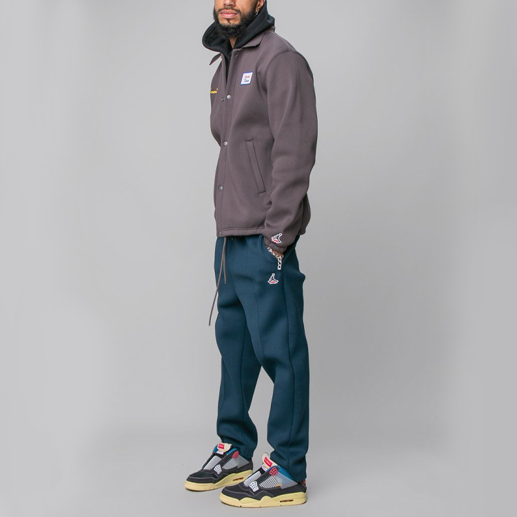 Мужская куртка Jordan x Union LA (коричневая) — фото 3