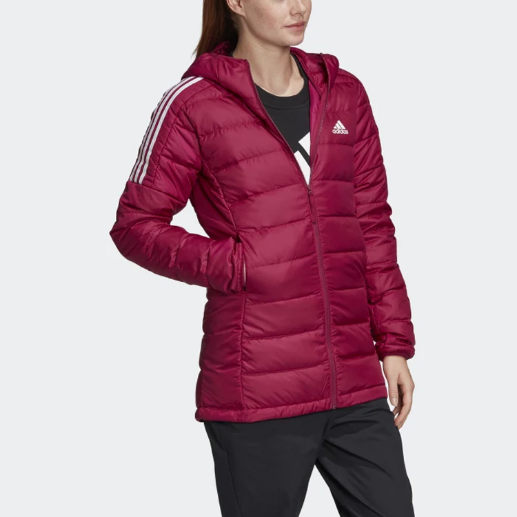 Женская куртка adidas (красная) — фото 4