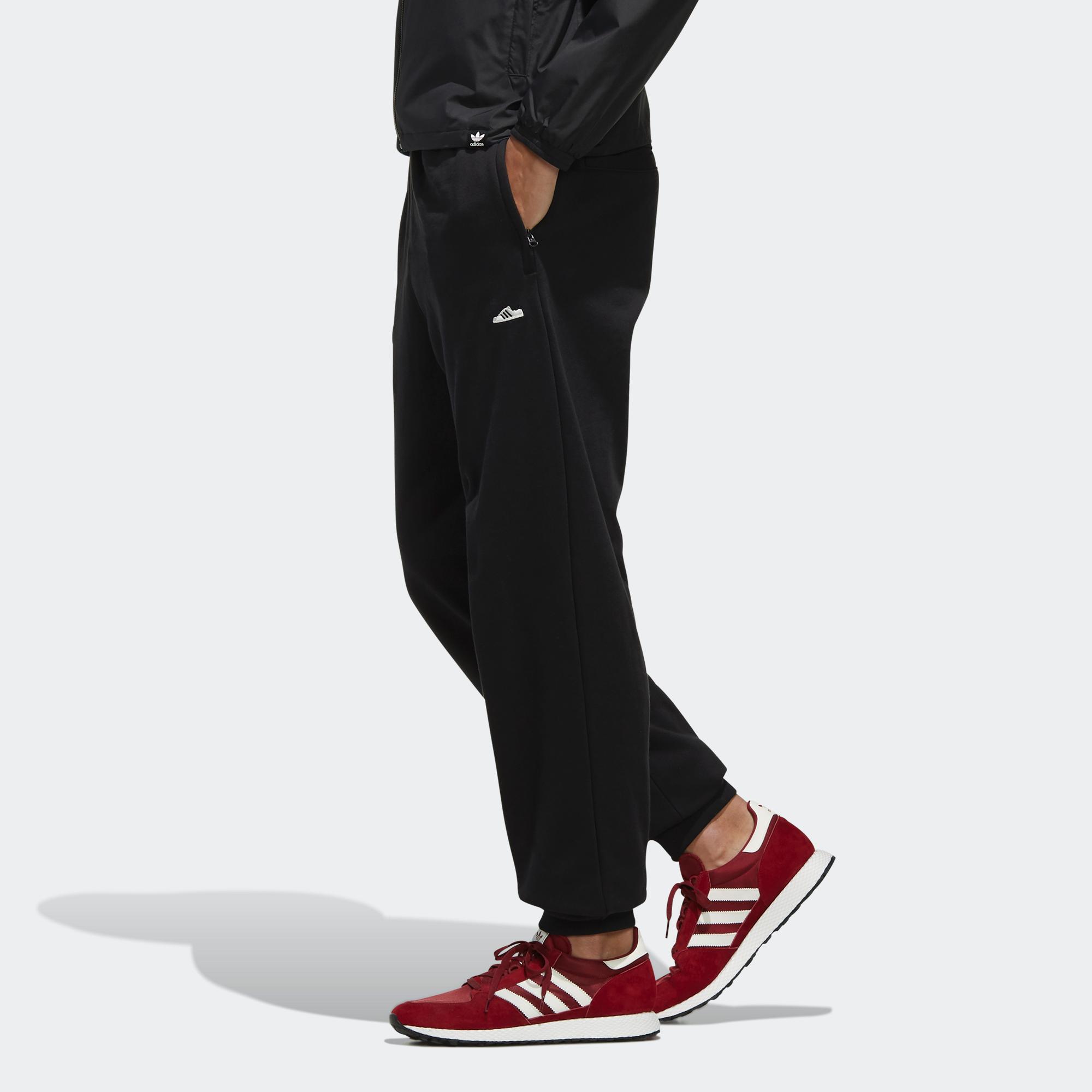 Adidas Originals Sports Pants Men's Black Moderate