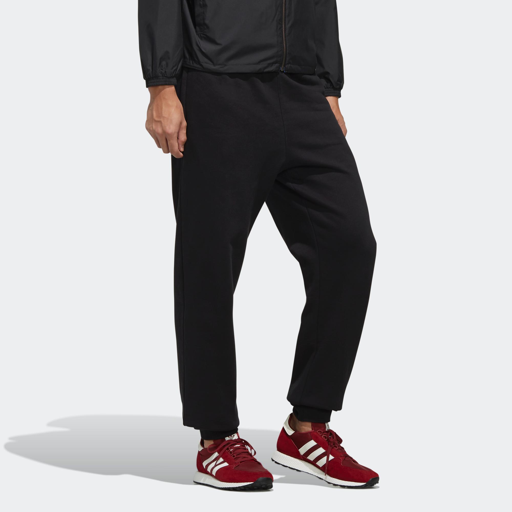 Adidas Originals Sports Pants Men's Black Moderate