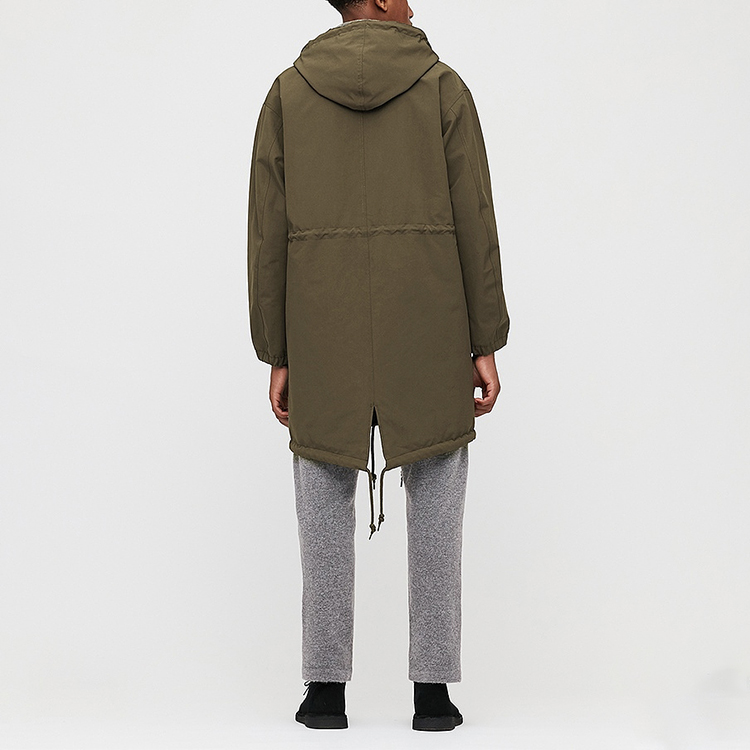 Мужская куртка UNIQLO (оливковая) — фото 3