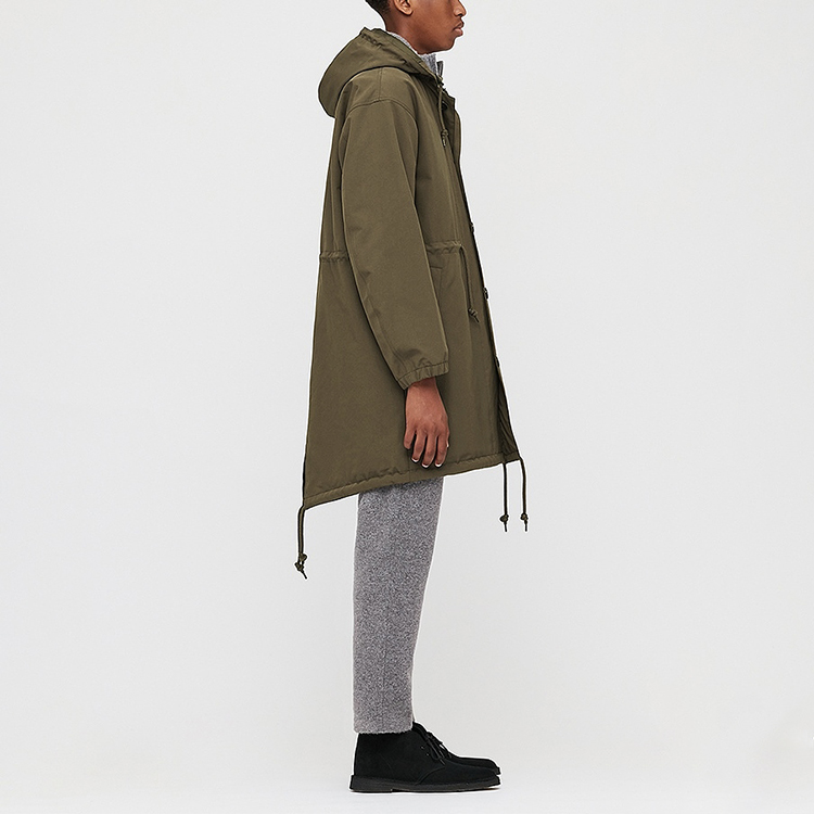 Мужская куртка UNIQLO (оливковая) — фото 4