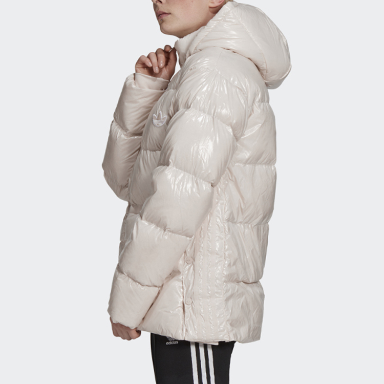 Женская куртка adidas originals (коричневая) — фото 4